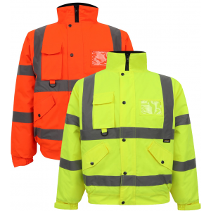 Kapton High Vis PPE Workwear Safety Over Trousers Waterproof Pants Navy Medium 