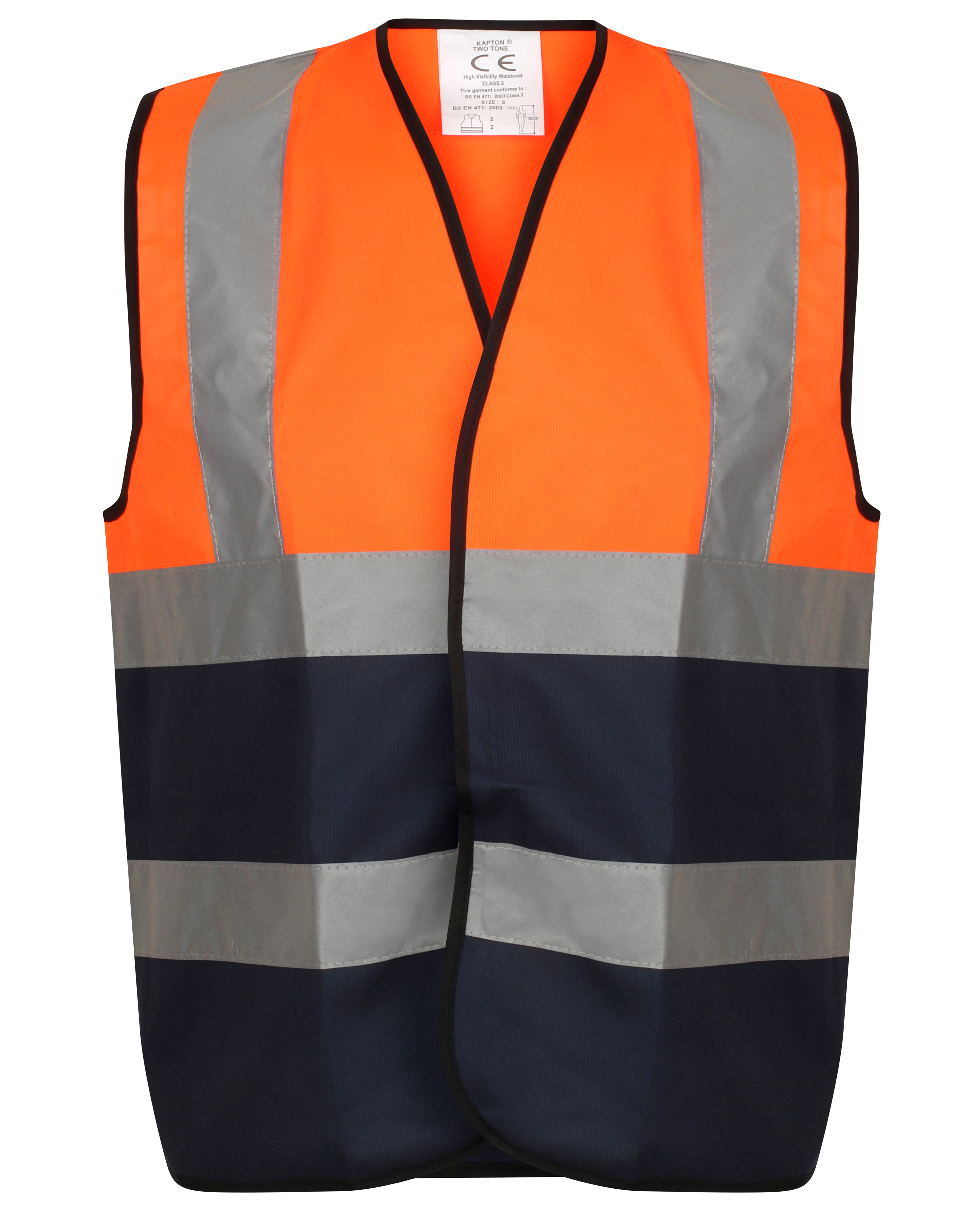 two tone reflective vest